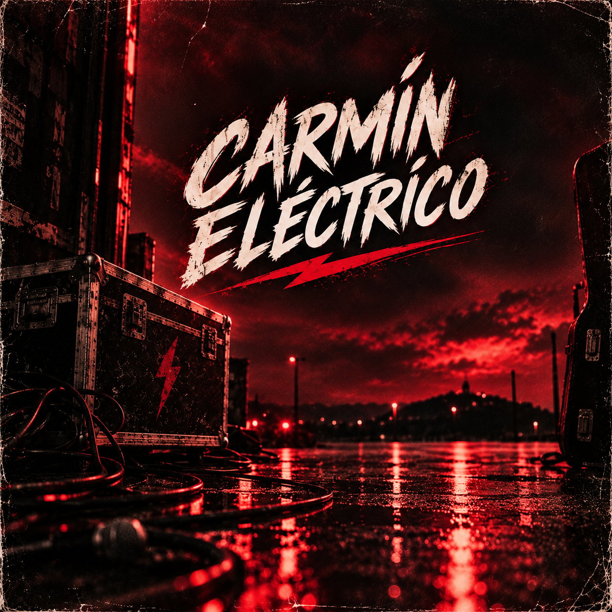 Portada del single Carmín Eléctrico
